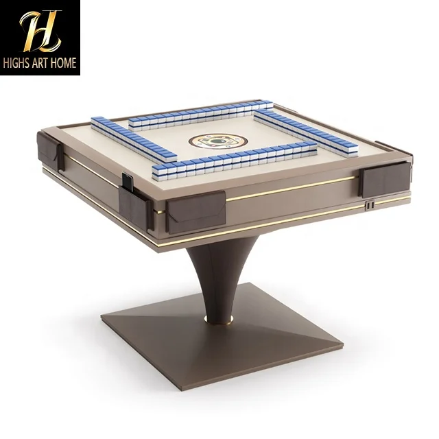 Entertainment Furniture Italian Design Villa High End Luxury Electric Silent Automatic Mahjong Table