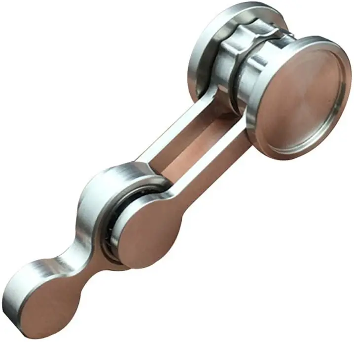 Chaos pendulum double pendulum fidget spinner between the fingers