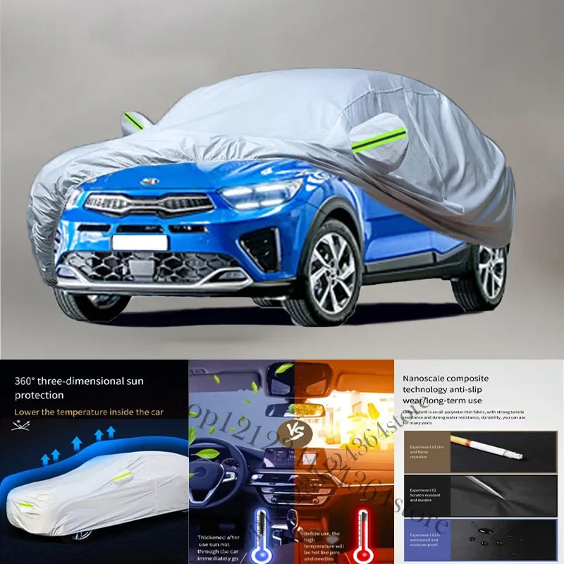 

For KIA Stonic Auto Anti snow Anti dust Anti-uv Anti peeling paint And Anti Rainwater 210t car cover Car cover protection