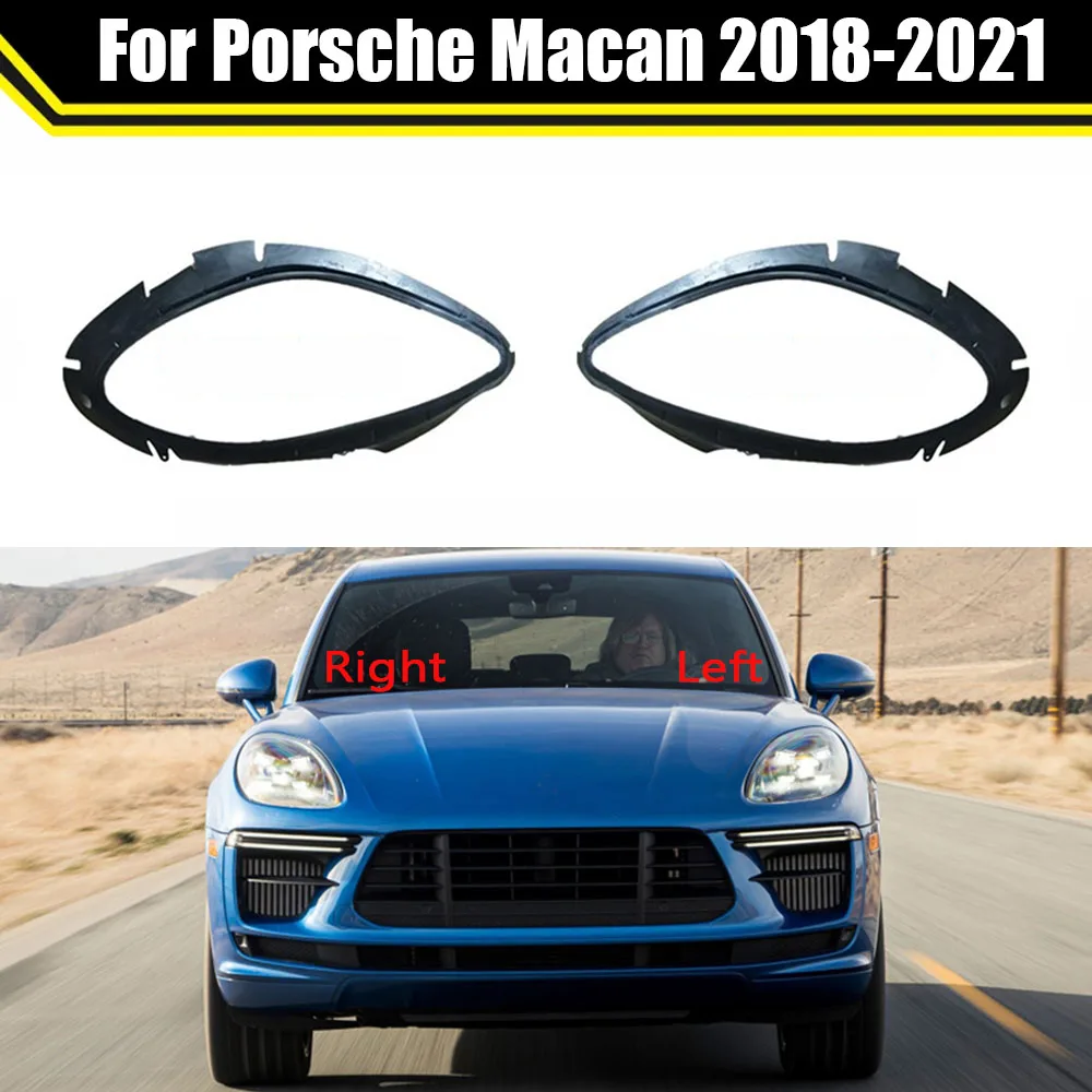 Car Headlight Rubber Sealing Strip Trim Waterproof Gasket Headlamp Decorative Strip For Porsche Macan 2018-2021