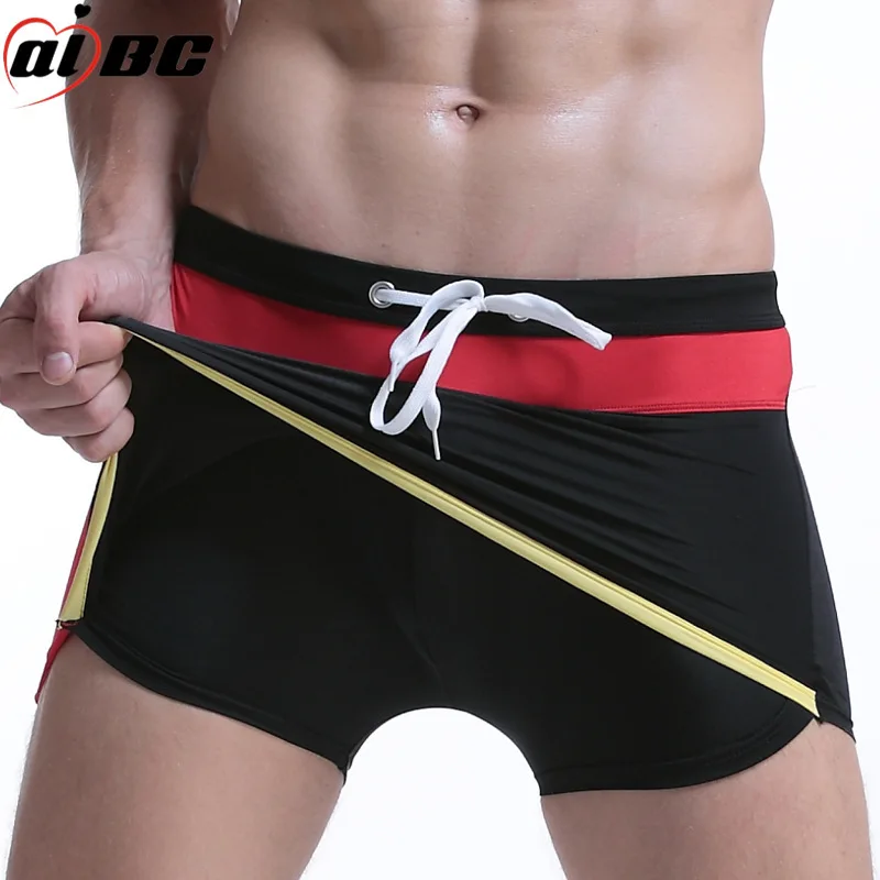 Swim Pants for Men Hot Spring Strap Boxer Shrots for Young People Swimming Clothes Casual Swimwear Skirt Bottom Beach Sea Trunks