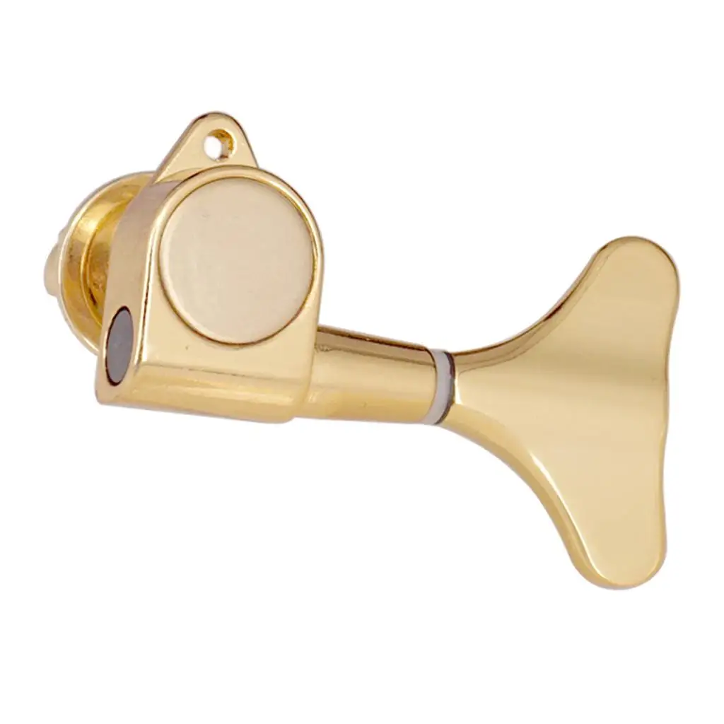 

Electric Bass Tuning Keys Gold 3 Left 3 Right Closed Peg Set for Replacement Parts of Bass Guitars