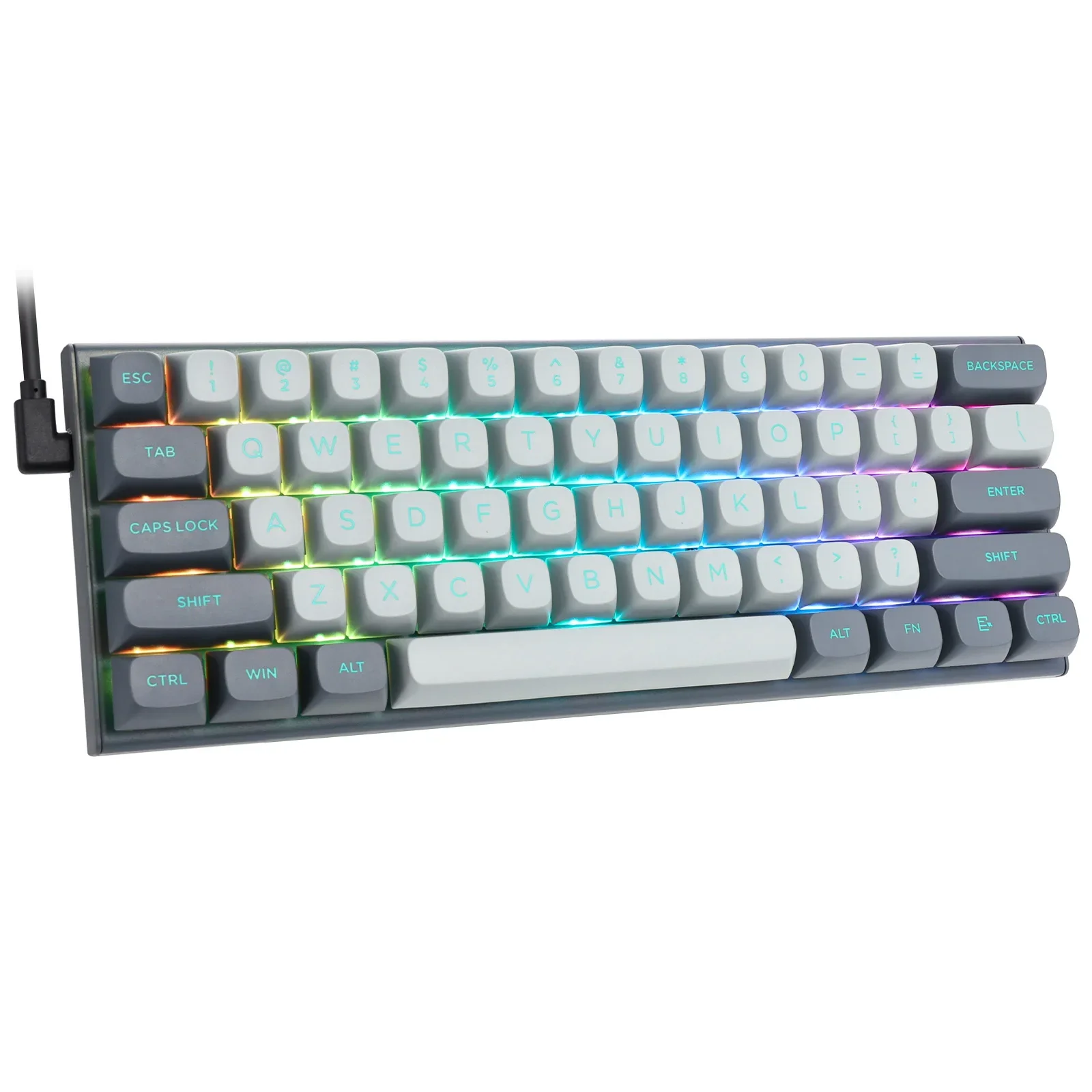 Wired RGB magnetic axis gray double spell 8K return adjustable key path PBT key