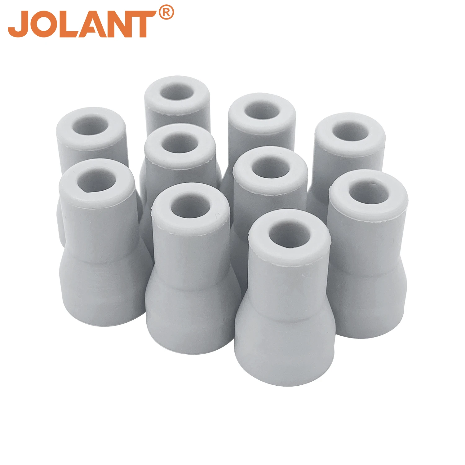 

JOLANT 10pcs/Pack Dental Saliva Ejector Rubber Snap Tip Adapter 6mm 11mm Weak/Strong Suction Rubber Snap Tip Adapter Replacement