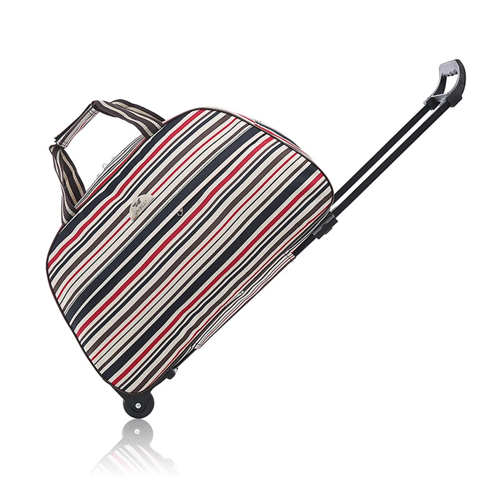 Valise Oxford Trolley grande capacité pour hommes et femmes, sac à bagages pliable étanche, boîte de voyage courte distance, 20 amarans