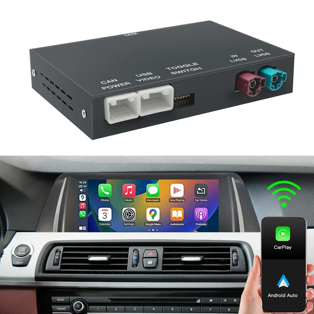 

Autoabc Carplay Airplay Mirror Link Wireless Carplay Android Auto Kits Интерфейс декодера для NBT EVO CCC MINI Carplay