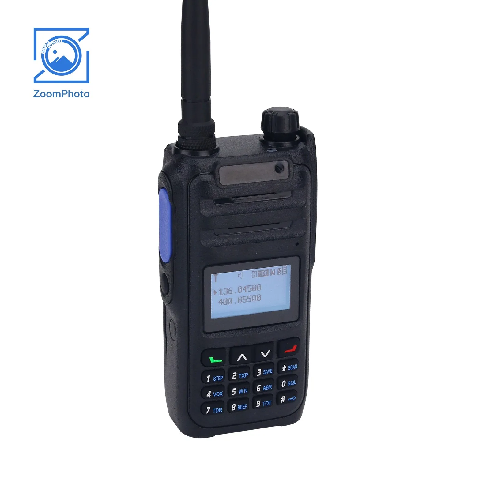 Handheld Marine Radio Walkie Talkie, Dual Band Handheld Transceiver for Boats, Ships, IP68, 15W