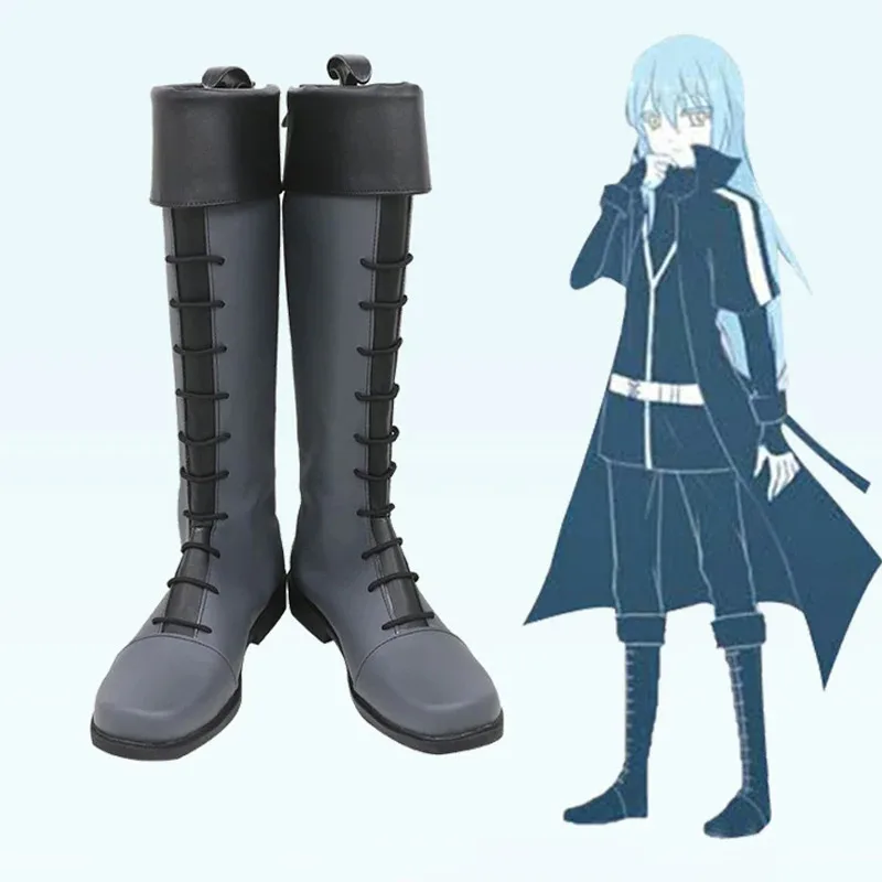 

Игра Аниме Косплей That Time I Got Reincarnated as a Slime Rimuru Tempest Сапоги Обувь Хэллоуин Карнавал Необычный реквизит для вечеринки