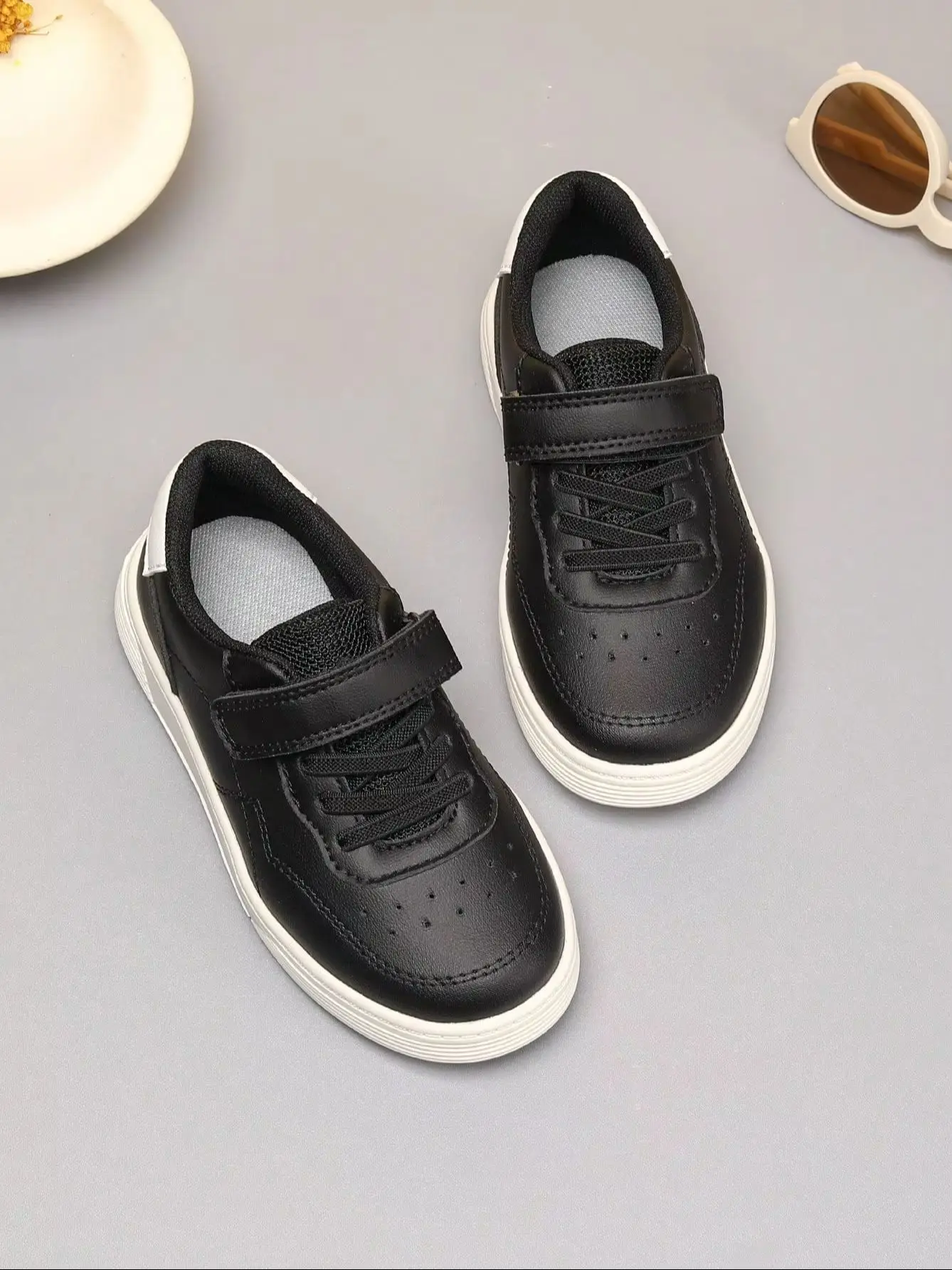 New Low-Top Toddler Skate Shoes, Waterproof Non-slip Kids Casual Sneakers, All Season Comfort Shoes for Vacation Party