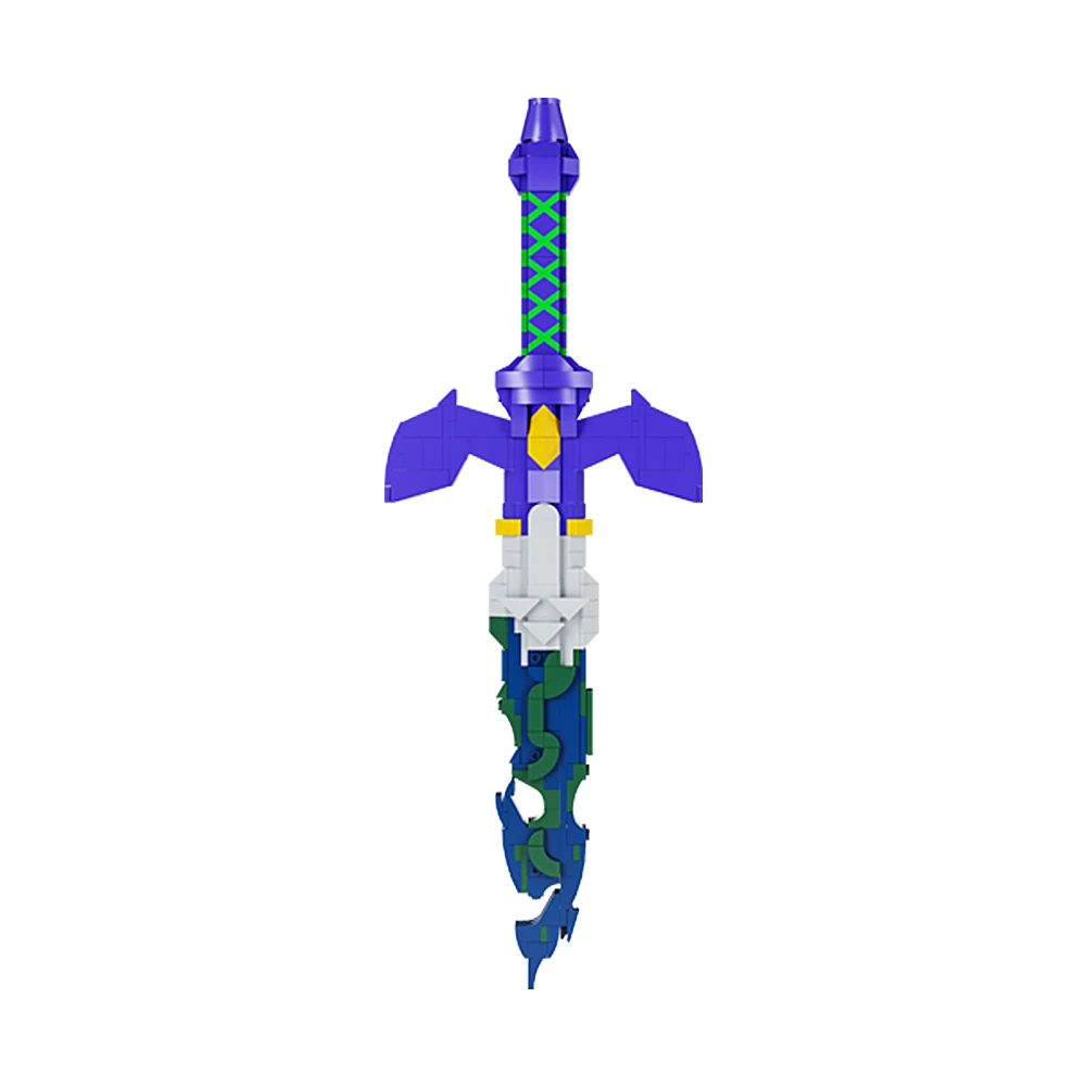 Moc Breath Of The Wild The Master Broken Sword Building Blocks Set For Game Zeldaed Hyrule Castle BOTW Arms Model Toy Kids Gift
