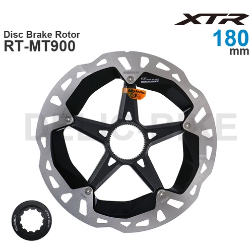 Imagen 1 del producto SHIMANO-Rotor de freno de disco Original RT-MT900 XTR M9100, bloqueo central, ICE TECHNOLOGIES freeza-203/180/160/140, piezas de bicicleta