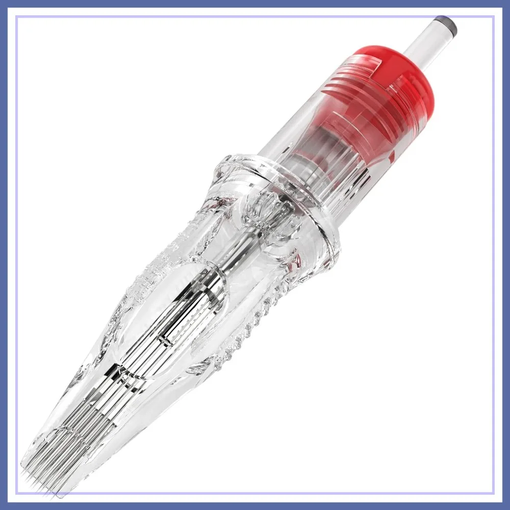 

20PCS Disposable 1209RM Round Magnum Tattoo Needles with Membrane for Shading, Compatible with Rotary Pen Machines