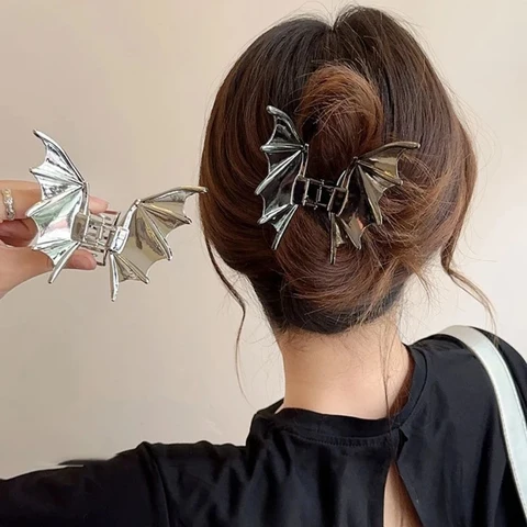 Halloween Bat Metal Hair Claw