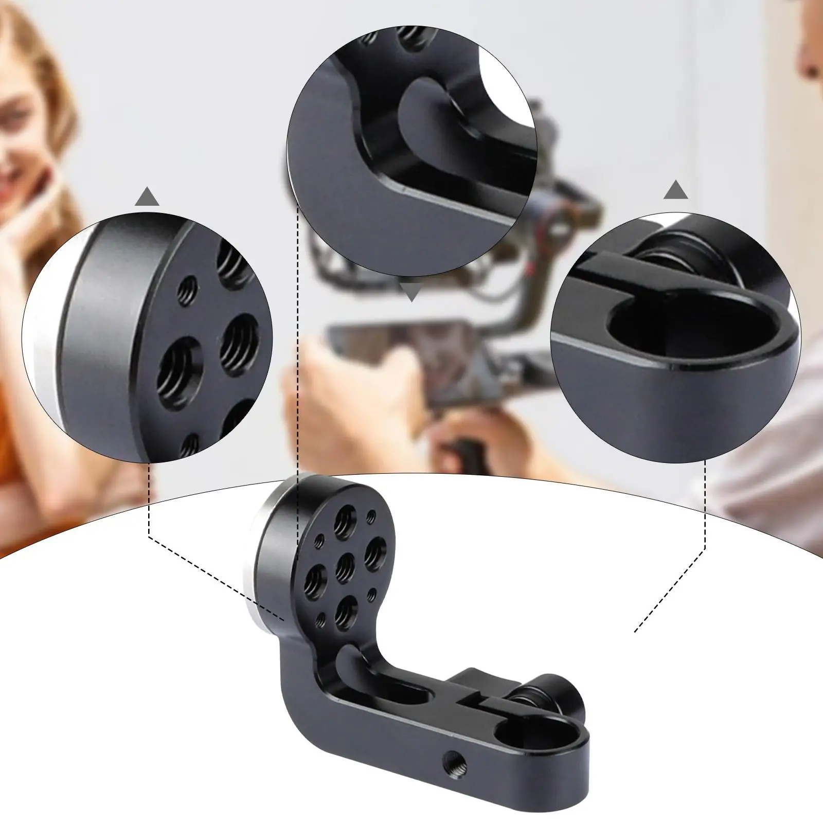 15 مللي متر قضيب واحد المشبك قطع الغيار استبدال قوس معدات إصلاح المهنية سهلة التركيب تصاعد ملحق محول جبل