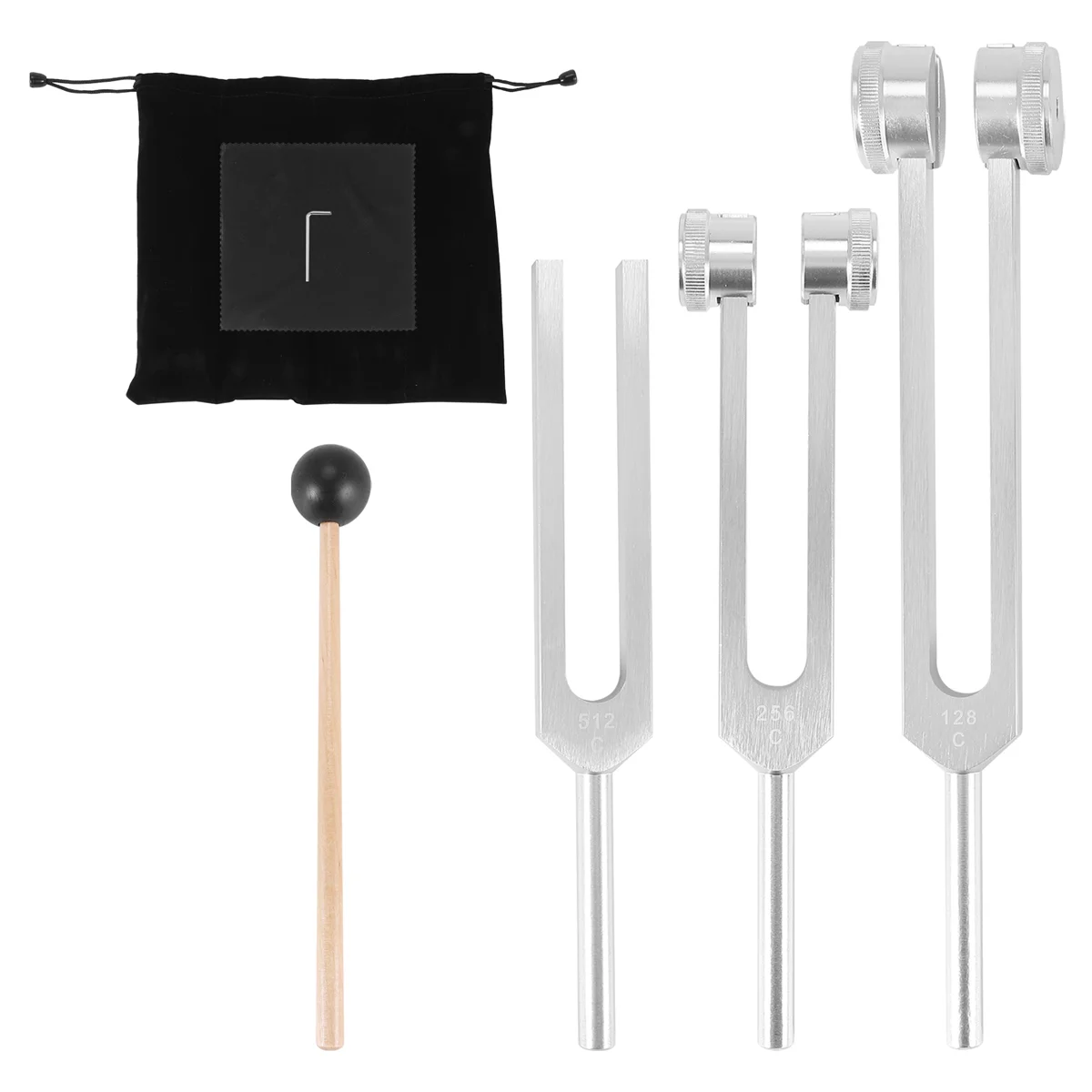 

Tuning Forks Set-128 Hz, 256 Hz, 512 Hz,Tuning Forks Perfect for Healing,Chakra,Sound Therapy,Keep Body, Mind and Spirit