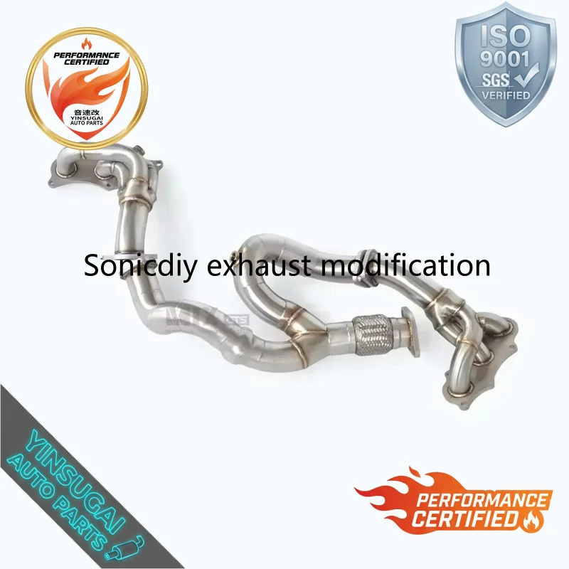 Cuski Factory Premium Exhaust Manifold Connector for Lotus Exige V6 3.5T 2012-2019 Complete System