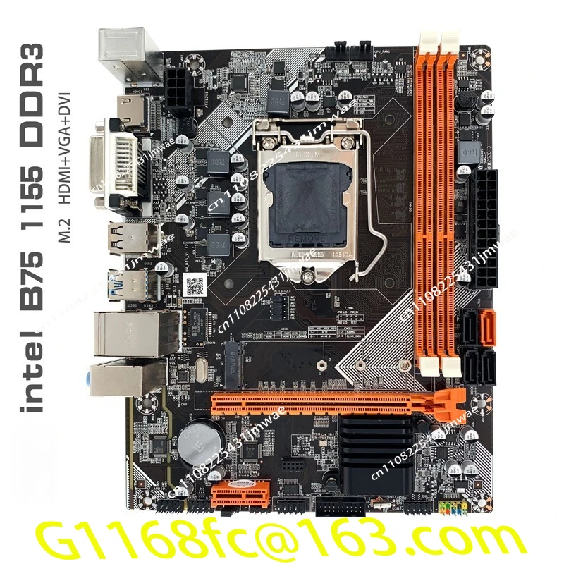 Hot-selling B75 B85 1155 1150 DDR3 M.2 DVI/VGA HDMI PS2 full interface main board