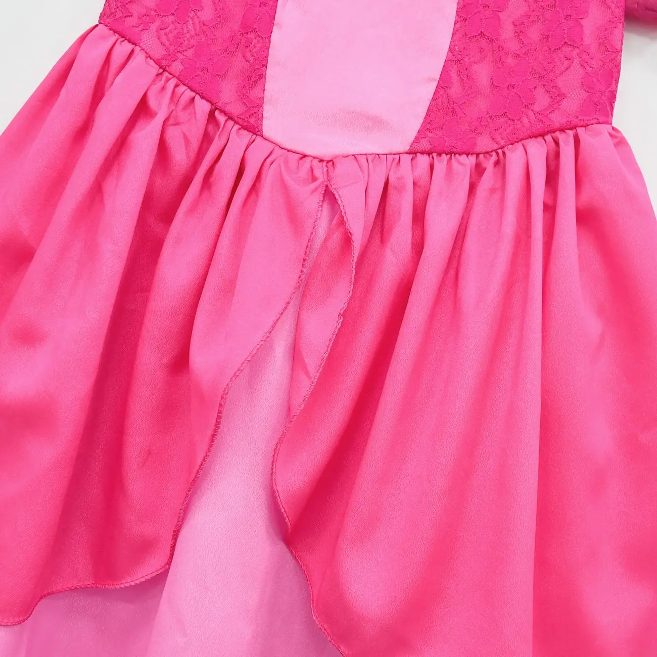 Peach Cosplay Costume para meninas, Princess Game Role Play, Nível Final, Traje Peach para Crianças, Festa de Filme Elegante, Vestido, 4 Anos, 6