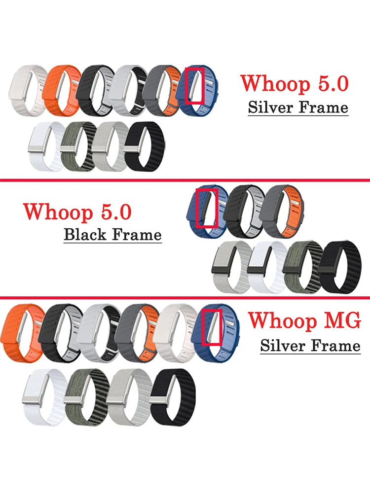 Sport Siliconen Horlogeband voor Whoop 5.0 MG Polsband Horlogeband Armband voor Whoop 5.0 Ademende Vervanging Band Accessoires - afbeelding 2
