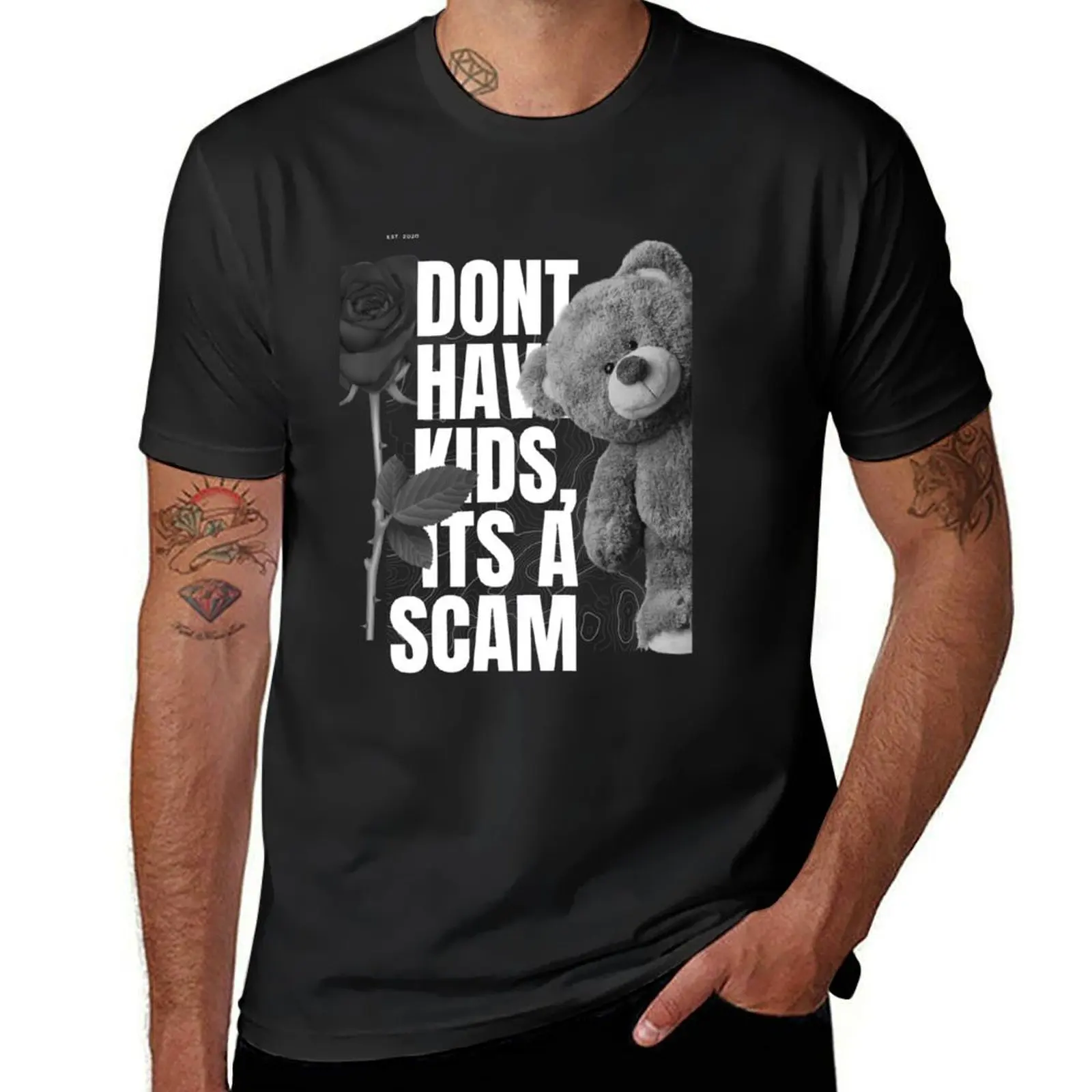 Don't have kids, it's a scam T-Shirt customizeds customs blacks quick-drying funny t shirts for men