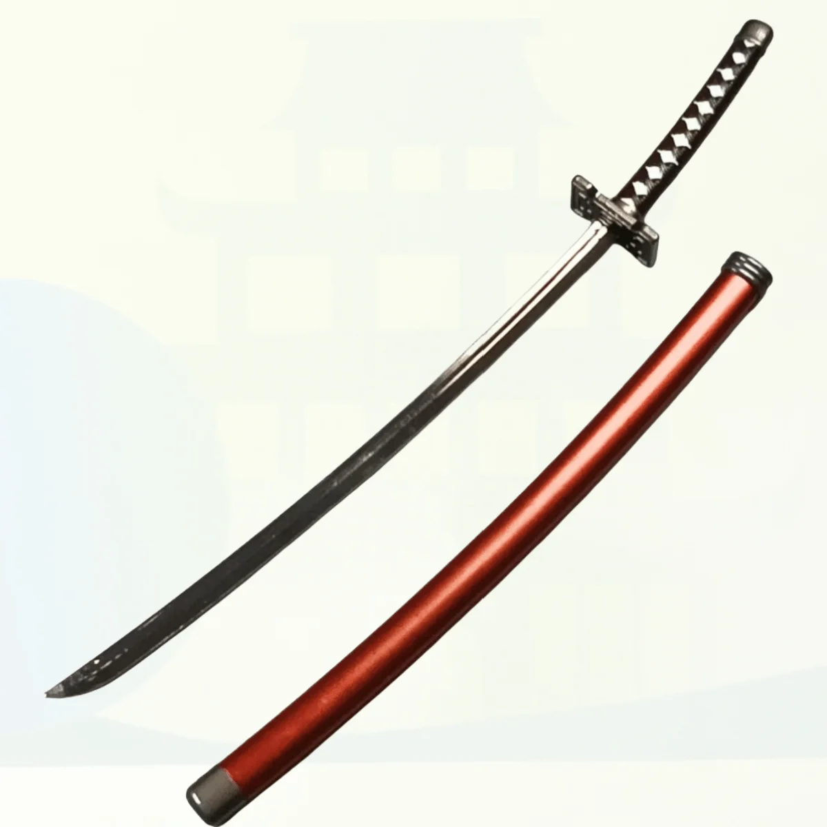 9.8인치 블리치 히라코 신지 메탈 카타나 검 오리지널 사무라이 닌자 나이프 일본 카타나 세이버 코스프레 액세서리 소품 장난감