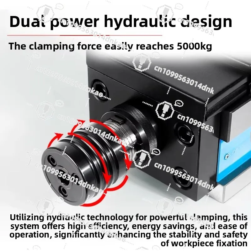 MC Double Force Pressurized Hydraulic Vice CNC Machining Center Hydraulic Heavy Duty High Precision Flat Pliers Milling Machine