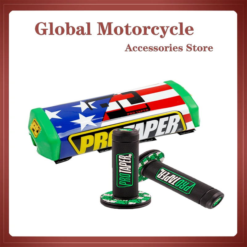 

Colorful Handle MX Grip Pro Grip Fit To GEL GP Motorcycle Dirt Pit Bike Rubber Handlebar Grip For PRO TAPER Free Shipping