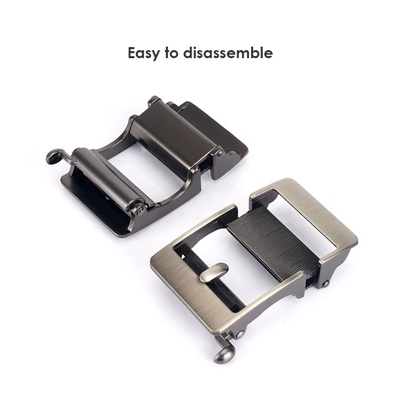 VATLTY 3.4cm Casual Belt for Men Alloy Silver Automatic Buckle Thick Nylon Military Tactical Belt Outdoor Hiking Girdle Male