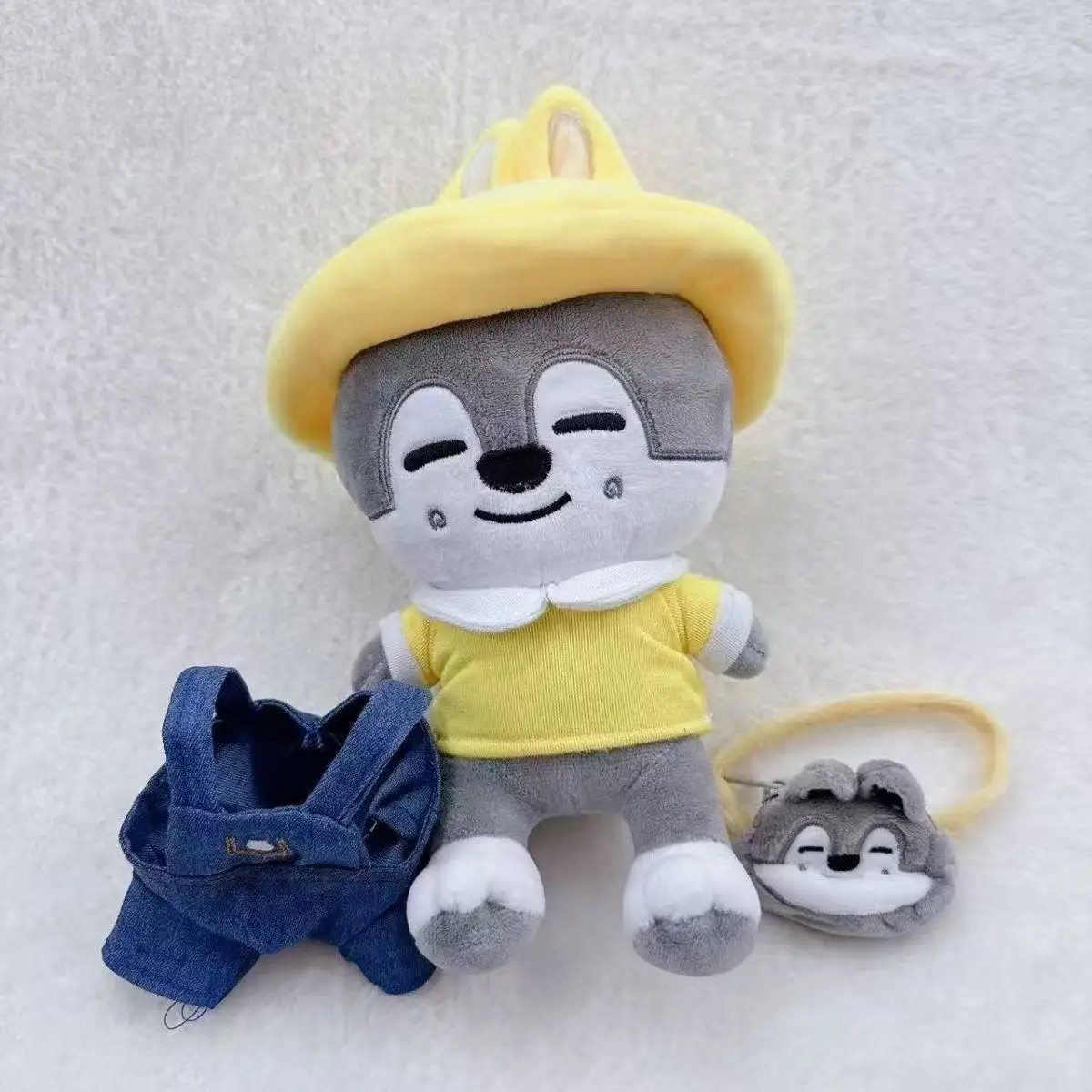 

New Skzoo Keychain Plush Korean Ide Pendant Toy Keychain Fan Collection Giftsol Felix HyunJin Jisung Plush Cartoon