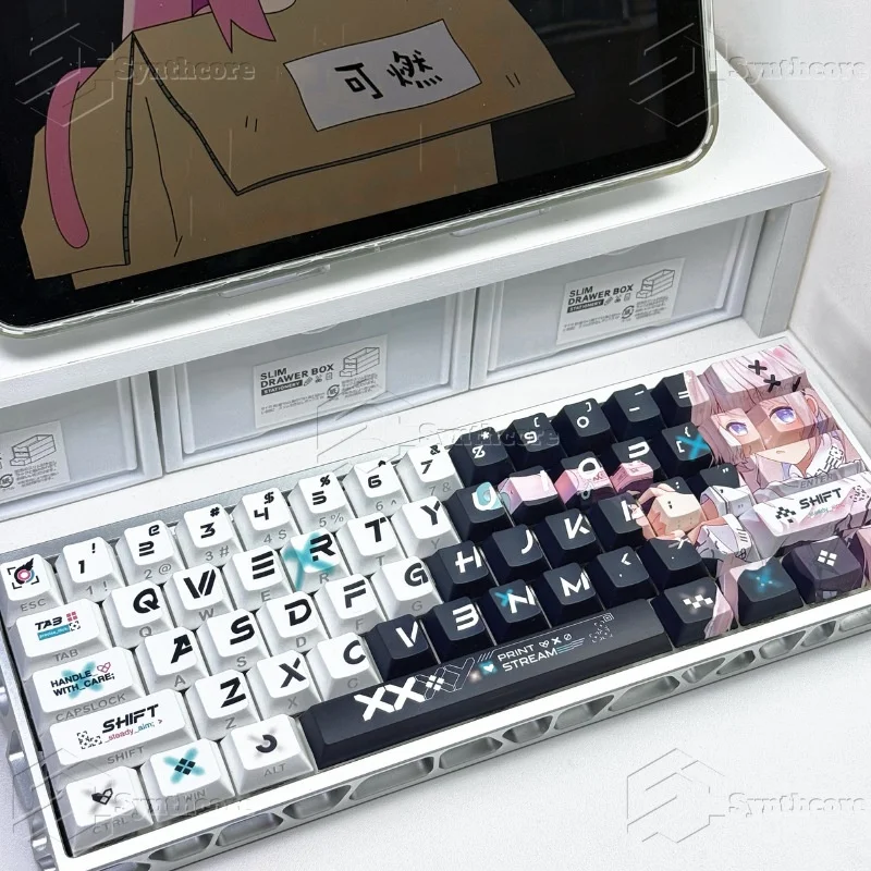Keycap Cetak Terbuat Dari Bahan PC Dengan Penetrasi Kabut, Mendukung Wooting Ez63made68 Hero68nd63 Night Demon