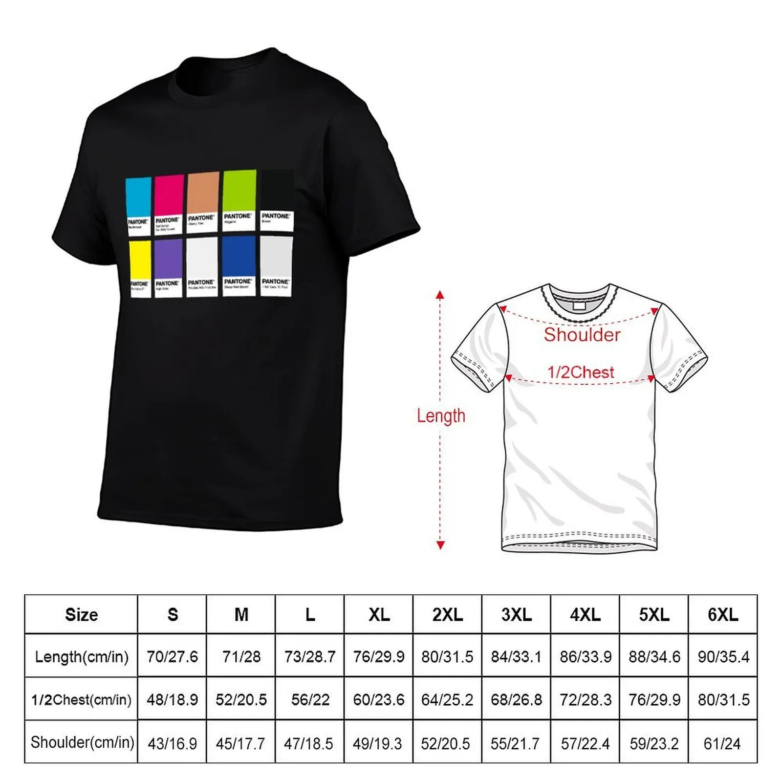 The National (Band) - Pantone Colours T-Shirt man t shirt clothes t shirt men