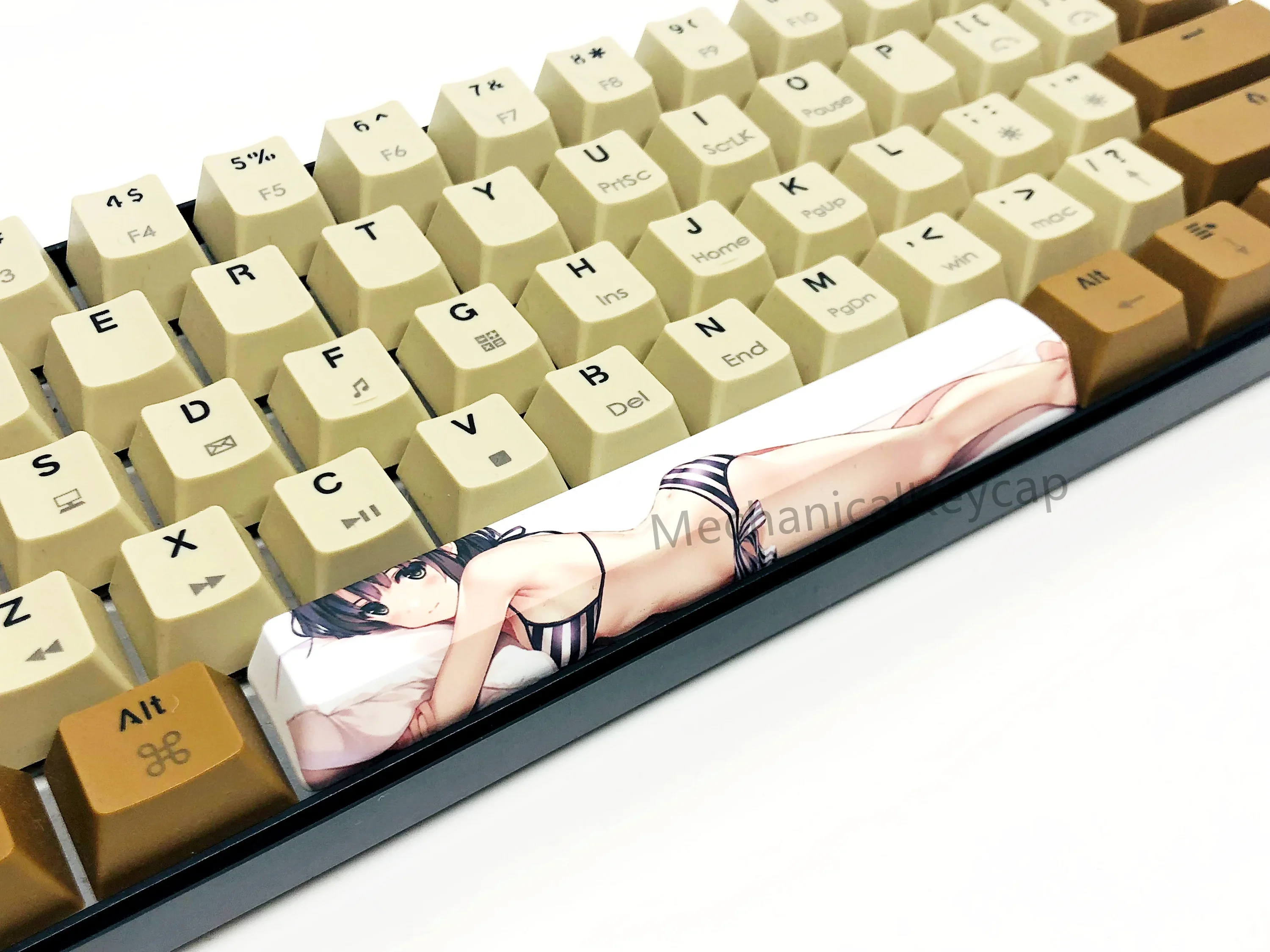 6.5x 6.25x sexy menina biquíni dye-sub barra de espaço keycap para cereja corsair mx teclado de jogos mecânicos