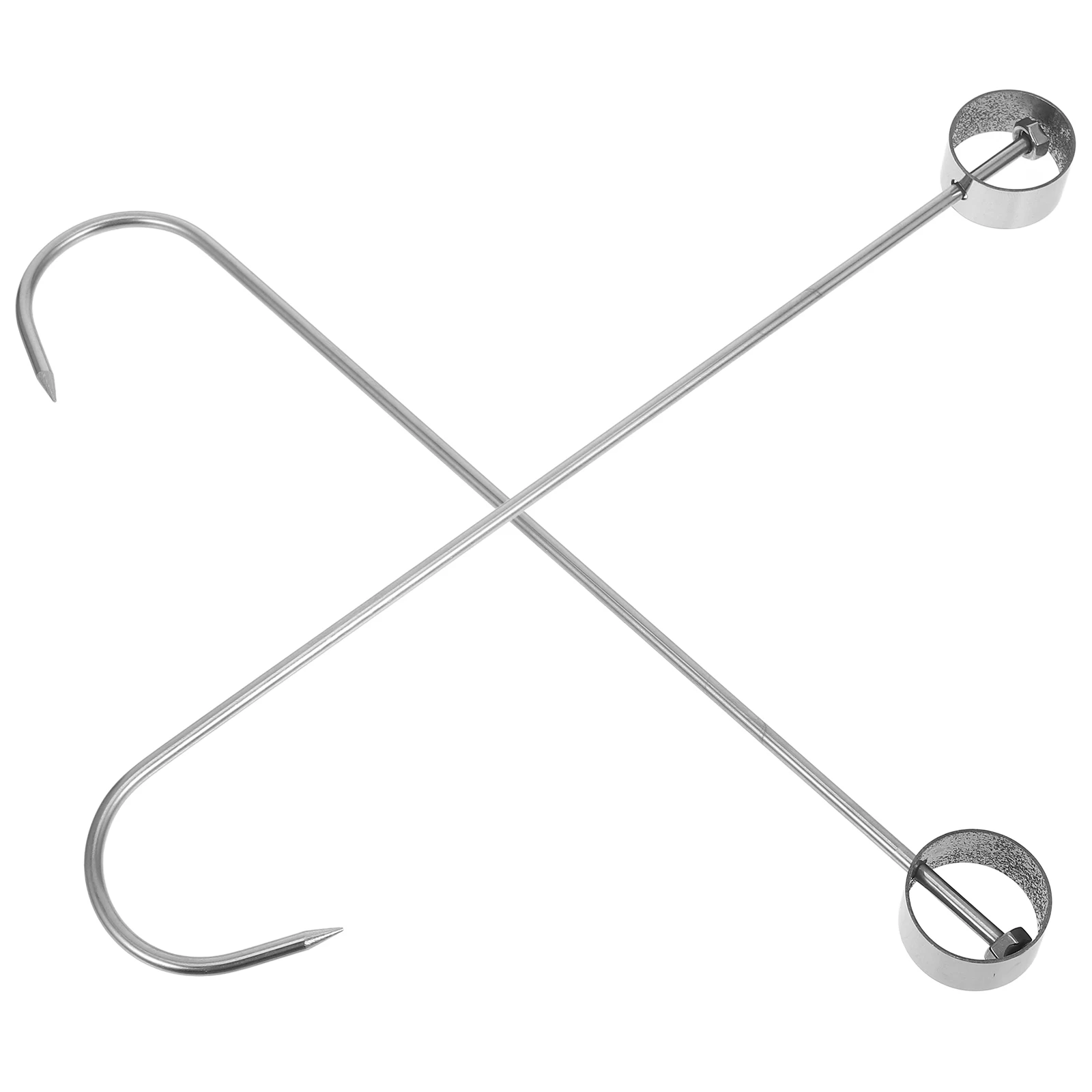 

2Pcs Heavy Duty Stainless Steel Roast Duck Hooks for Grilling Bbq and Butchering Kitchen Poultry Hangers Meat Processing