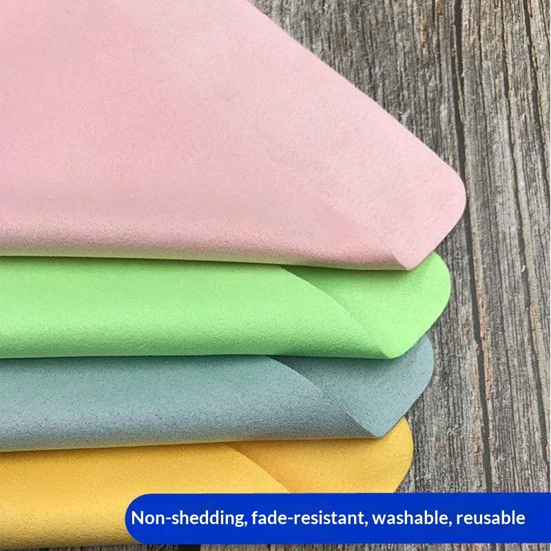 Multicolor Suede Microfiber Cleaning Cloth 5/10 Pack Eyeglass Lens Phone Screen Camera Glasses Wipe Eyewear Accessory