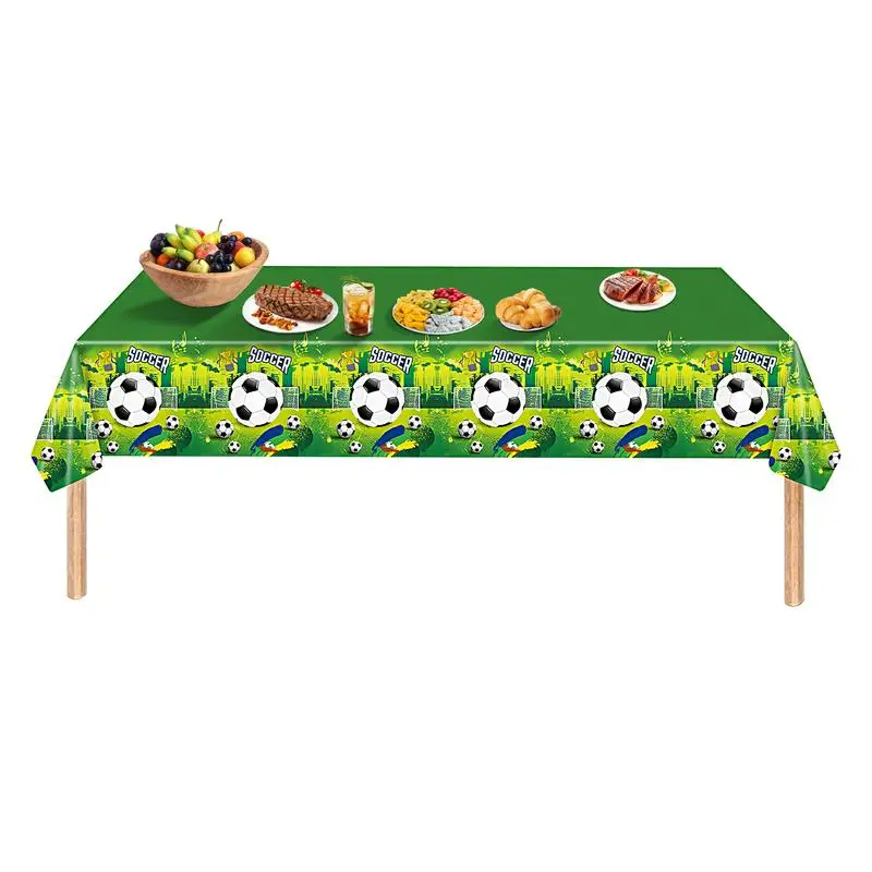 Football Table Cloth Home Decoration Accessories Soccer Themed Table Covers Outdoor Event Party Supplies For Camping And Hiking