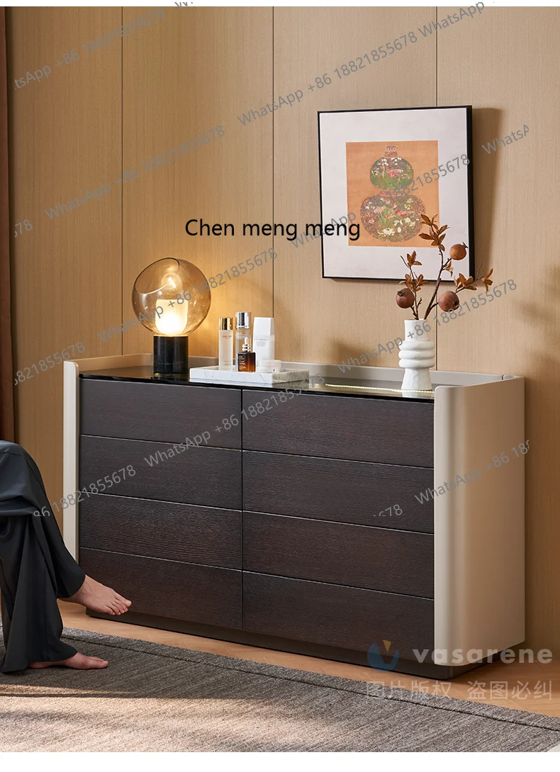 

Italian minimalist multi-functional chest bedroom home modern minimalist jewelry jewelry cabinet