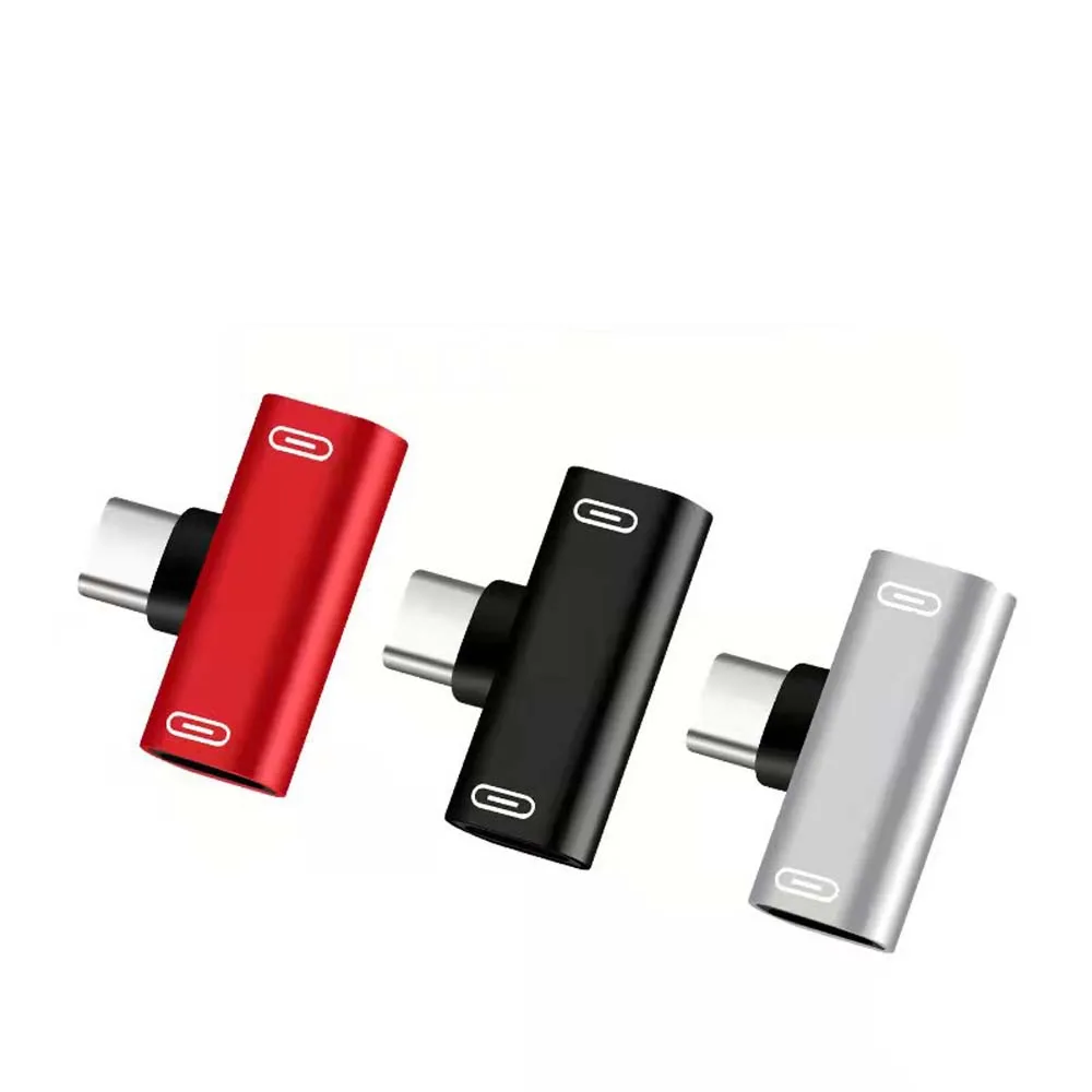 

2 in 1 Splitter Type C Charger Type-C Adapter Audio Cable Headphone Converter Charger Adapter