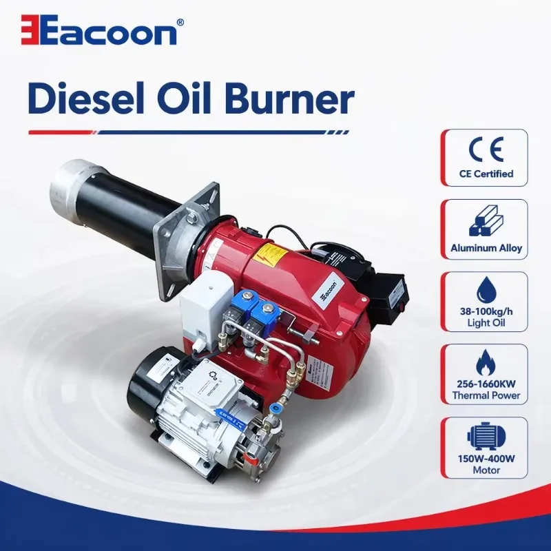 Heavy Fuel Oil Burner 150-400W Industrial Waste Combustion Machine Aluminum Alloy Construction For Asphalt Mixing Plant