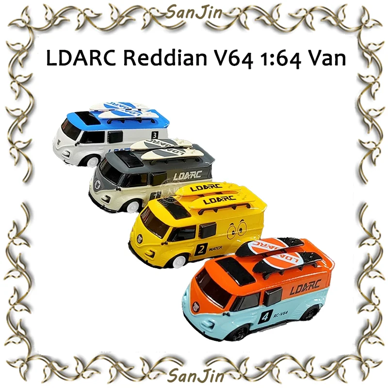 Ldarc Radian V64 Rtr Remote Control Car 1:64 Mini Micro Simulation Rc Model Bread Racing Car Toy 4 Colors Available