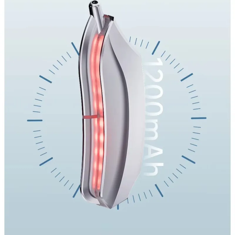 Handheld Rechargeable Electric Percussion Body Massager Microcurrent Technology Timing Control Heated Muscle Scraper Fascia