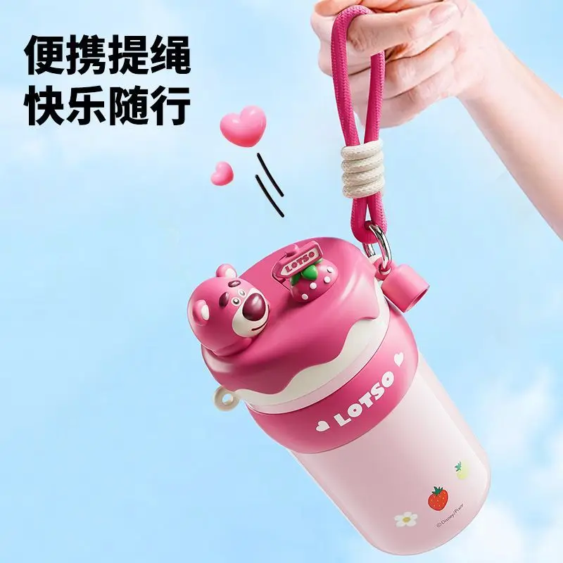 

Студенческая чашка для воды Disney, стежка, Микки, клубничный медведь, Зверополис 2, кукла Джуди Ника, милая аниме-изоляция, популярная кофейная чашка, подарок