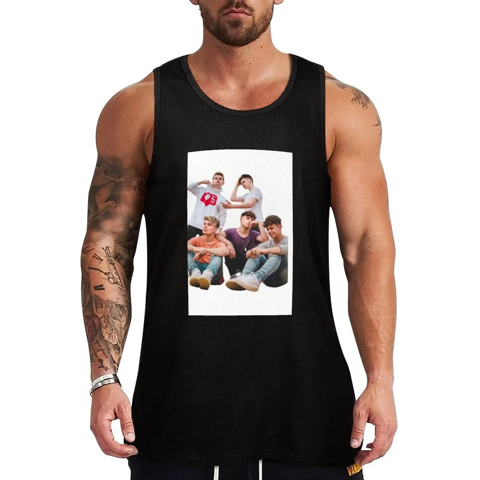 Roadtrip Merch Tank Top Urban Casual Tank Top Streetwear Sleeveless Shirt
