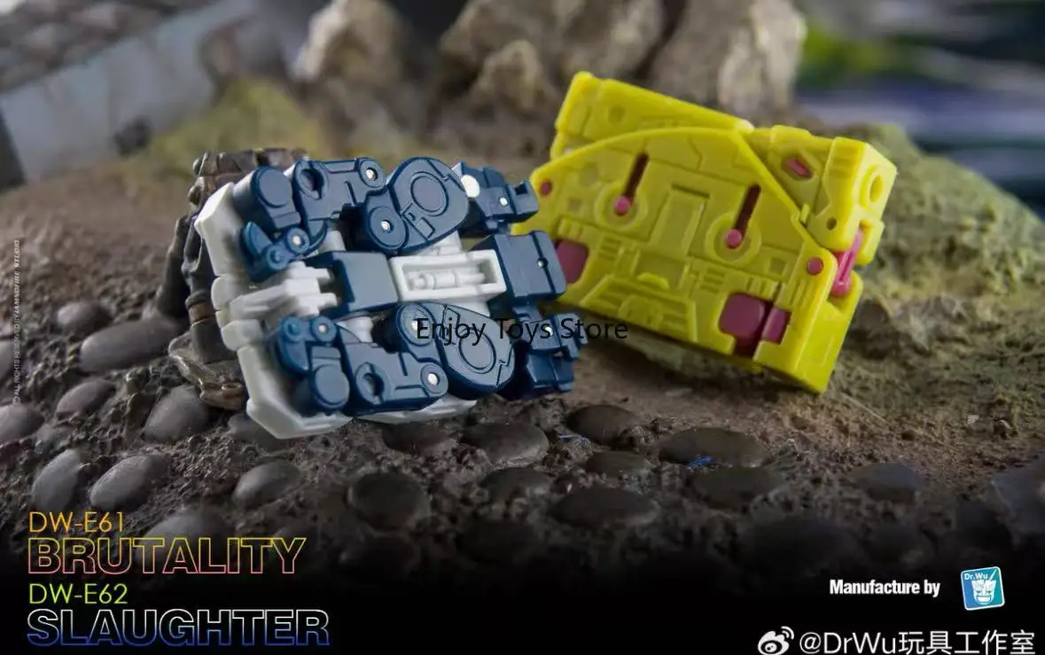 Op voorraad, originele Color Killing en Brutal Dinosaur Tape Set DW-E61/DW-E62 getransformeerd speelgoed