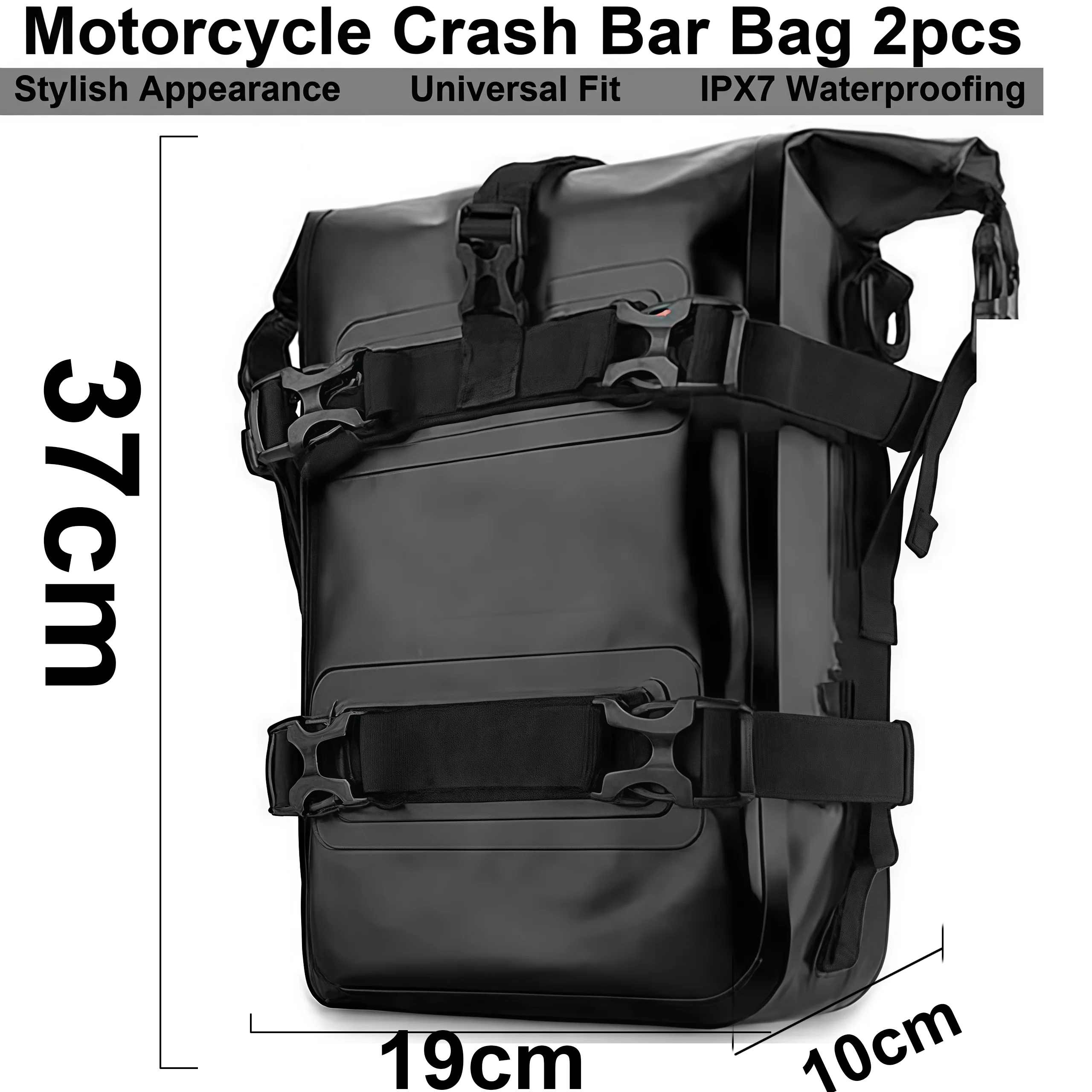 

2 шт., сумка на бампер для мотоцикла, сумка для езды на сухую, внедорожная сумка, 7030 мл, водонепроницаемая сумка для защиты от ударов, сумка для инструментов для ремонта бампера