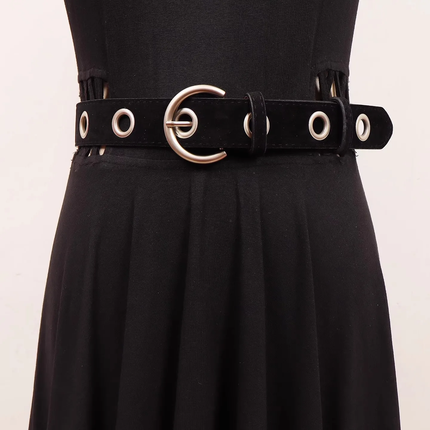 가짜 스웨이드 가죽 벨트 여성 PU 가죽 속이 빈 Cummerbunds 여성 드레스 코르셋 허리띠 벨트 장식 와이드 벨트 R2640