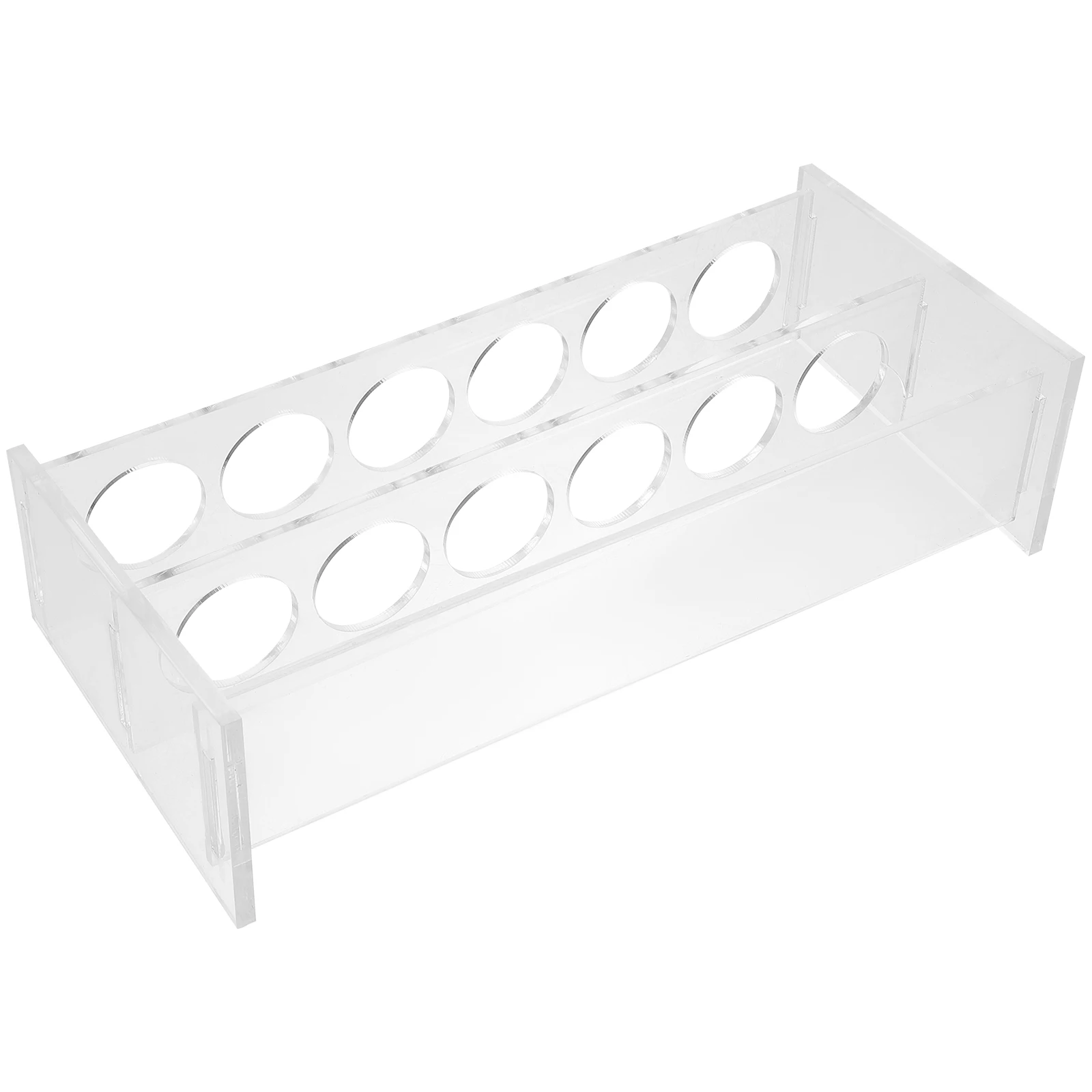 

6 Slots Acrylic Test Tube Rack Laboratory Transparent Holder Tube Stand Experiment Organizer Laboratory Tubes Bracket