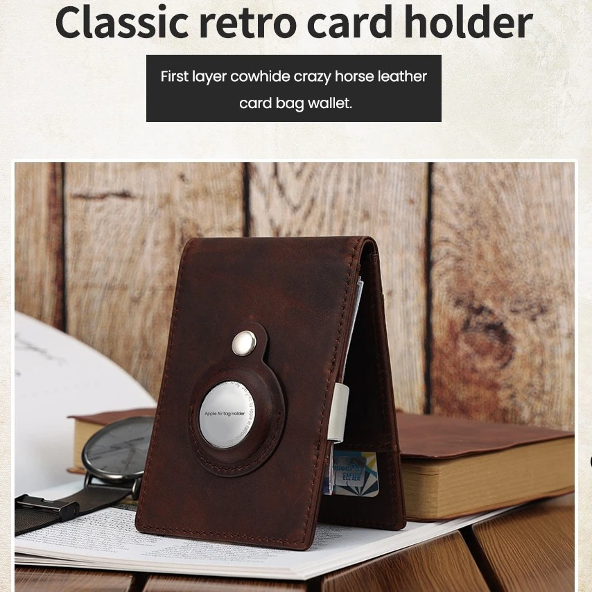 

Кошелек с зажимом для денег, тонкий кошелек с передним карманом, RFID-блокировка, держатель для карт, мужские кошельки, минималистичный трекер, защитный чехол