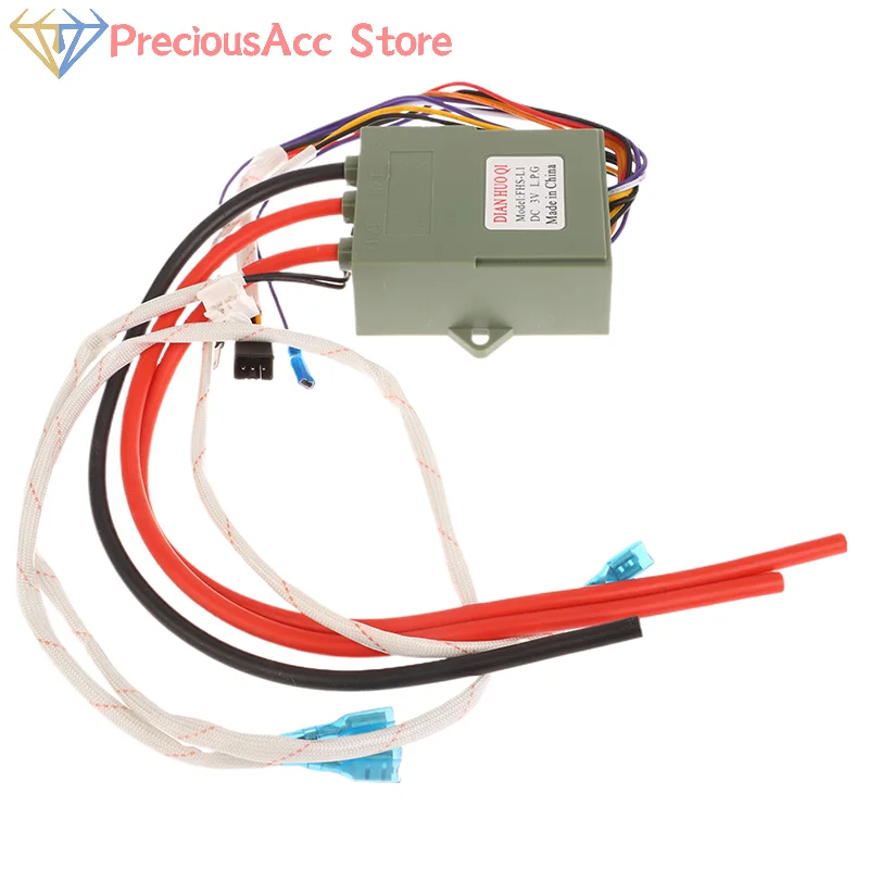DC 3V Gas Ignition Controller, 12 Wire Pulse Igniter with Temperature Display for Gas Water Heater and Stove Repair Applications