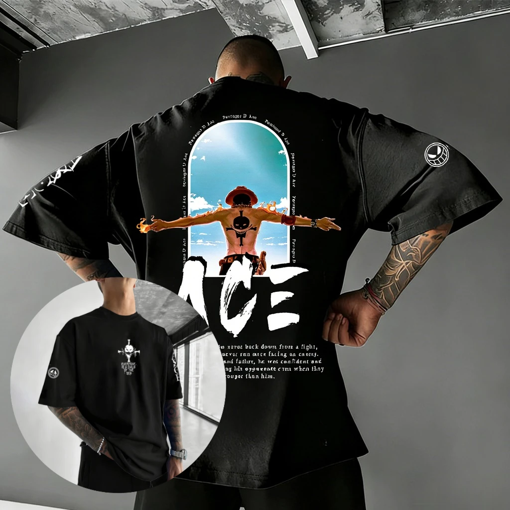 One Piece Anime T Shirt Men Women Short Sleeve Cotton Tops Summer Y2k Graphic Tee Streetwear Casual Fashion Cosplay Daily Wear
