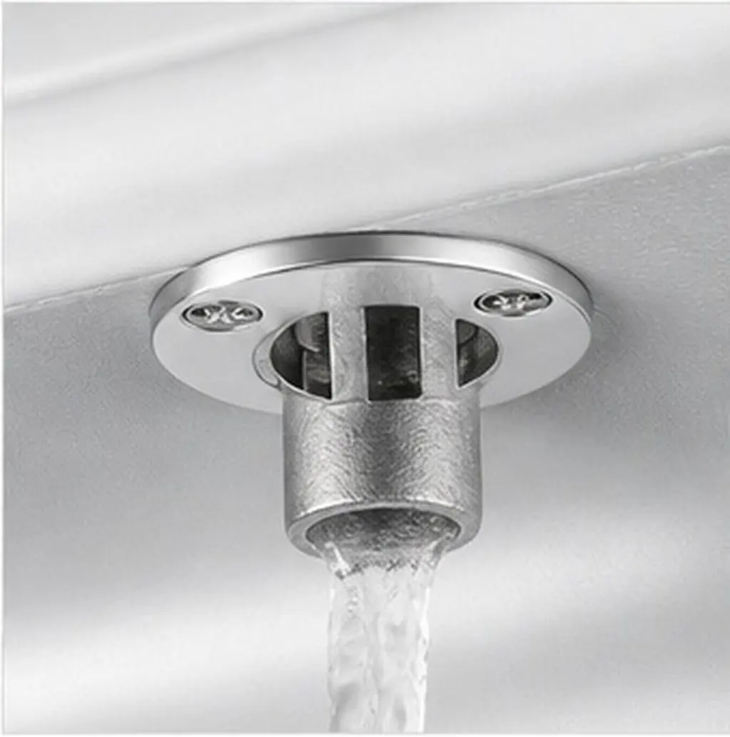 1Set Stainless Steel Deck Drainage Plug Marine Boat Yacht Floor Drain Cover Easy Install Rustproof Scupper Accessory
